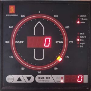 KONGSBERG OMC 139 MARINE WIND DISPLAY INDICATOR