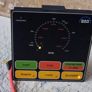 MAN B&W OVERSPEED RPM METER